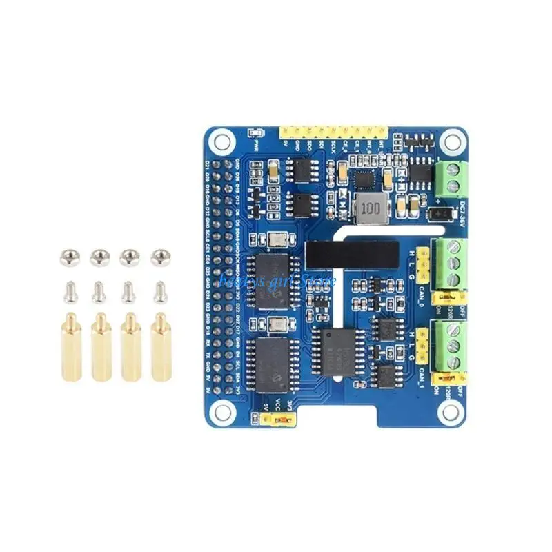 

C7AB CAN Bus Integration Expansion HAT Board For RPI Motherboards 7~36V