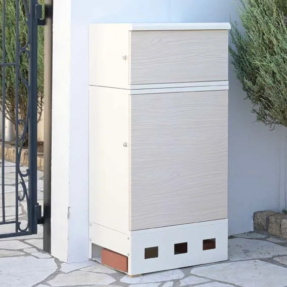 Outdoor use weatherproof freestanding mailbox lockable anti-theft parcel box
