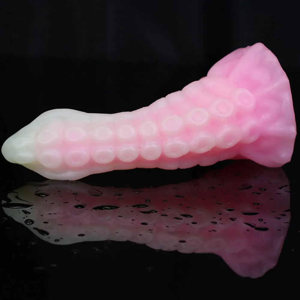 Tentáculo de Polvo Pequeno Soft Silicone Dildo, Animal Fantasy Dildo, Anal Colorido, Masturbar-se para Mulheres e Homens, Orgasmo Sex Tool