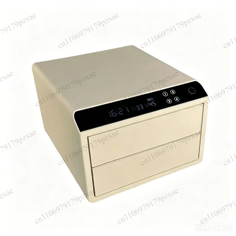 Smart Mini Safe Box, Steel Security Cabinet with Fingerprint Lock