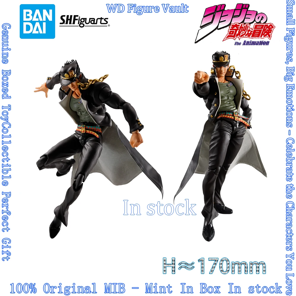 

Bandai S.H.Figuarts Jotaro Kujo Action Figure JoJo's Bizarre Adventure Stardust Crusaders Anime Collectible Model Toy Gift