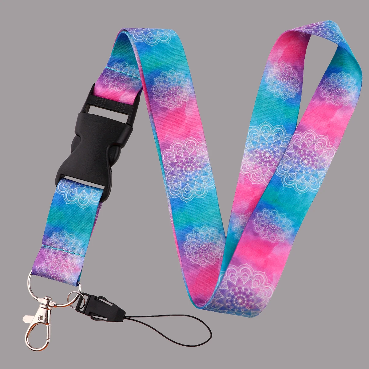 

Yoga Neck Strap Buckle Lanyard for Key Cell Phone Straps USB Badge Holder DIY Hanging Rope Keychain Accessories Gifts