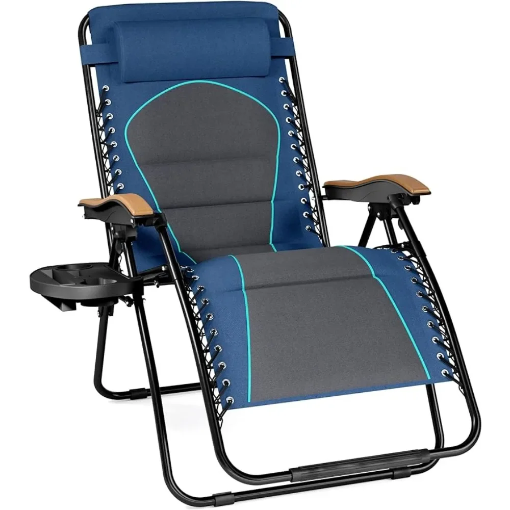 

Lounge Chair, 30 "wide Seat Anti Gravity Lounge Chair, with Cup Holder, Supports 400 Pounds (blue), Lounge Chair