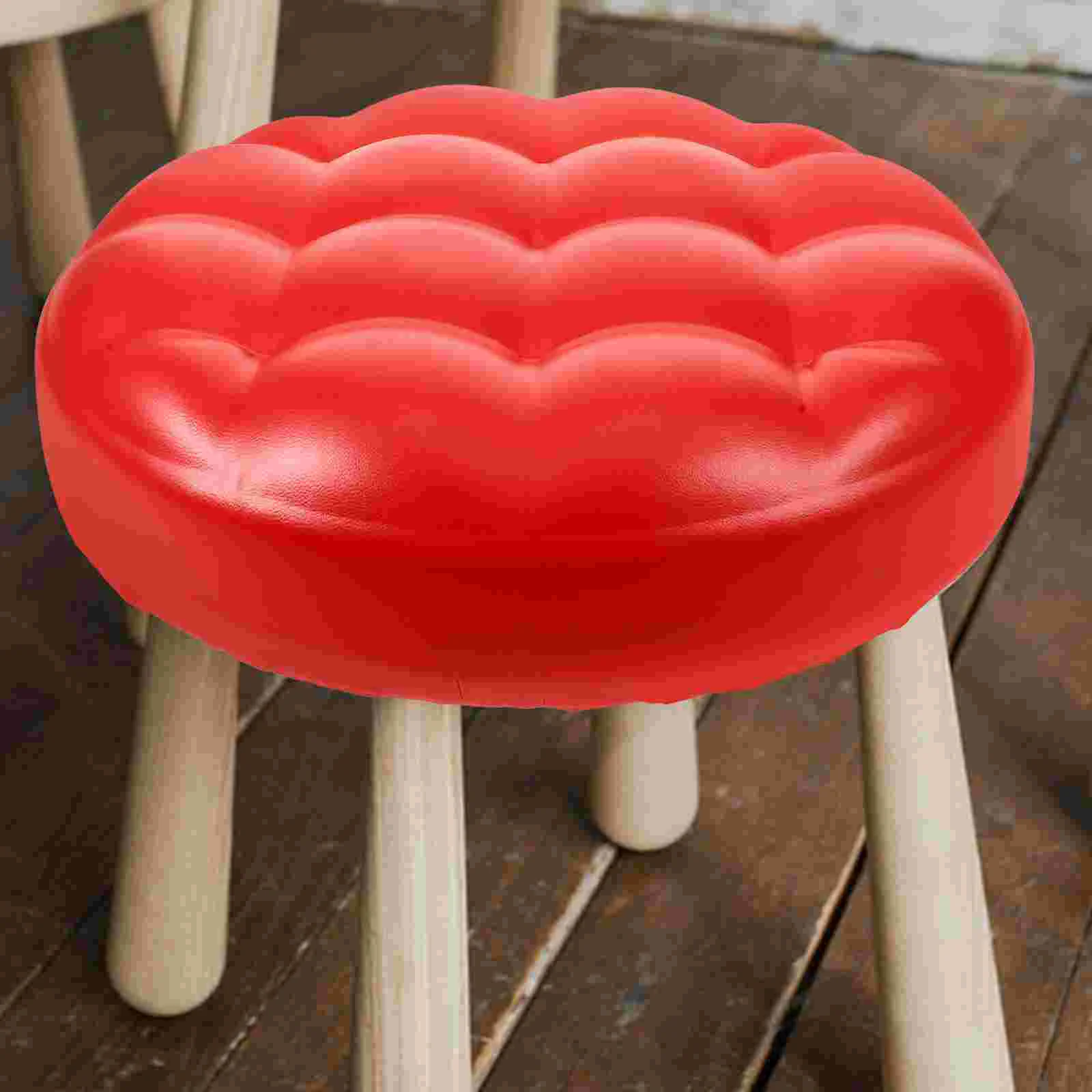 

Bar Chair Surface Artificial Stool Accessory Replacement Kit Seating Part Round Pad Canteen Supply Sponge Cushion Cover