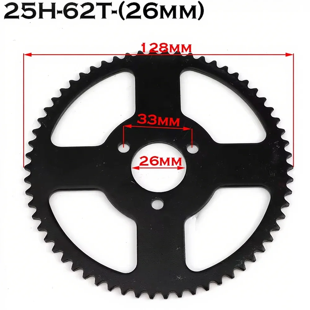 

25H 62T 64T 66T 68T 72T 74T 76T Tooth 26MM Rear Sprocket For 47CC 49CC Mini Moto ATV Quad Dirt Pit Pocket 2 Stroke Motorcycle