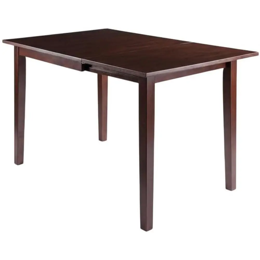 

Обеденный стол из массива дерева с откидной столешницей и выдвижной опорой, идеально подходит для небольших помещений и гибкого использования.