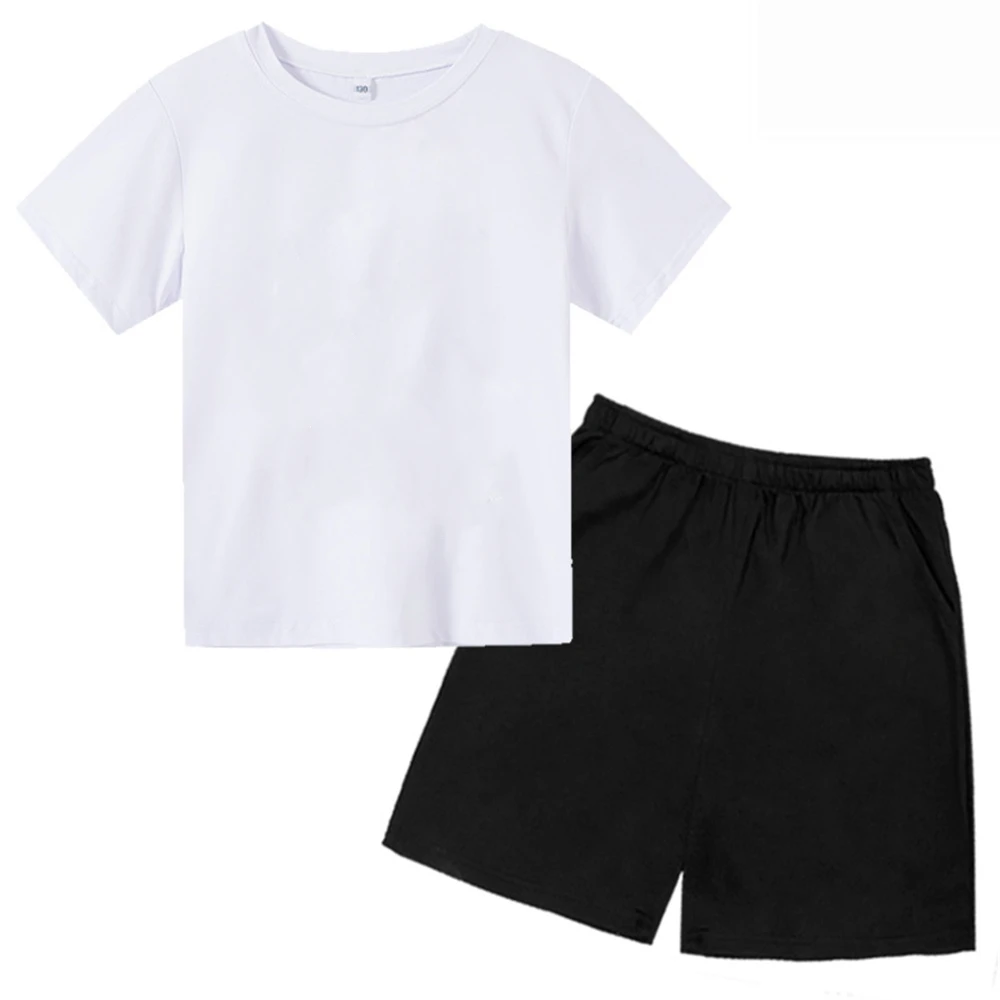 Summer Sportswear Set for Boys and Girls - Shorts and T-shirt Combo - Active and Stylish Outfit for Kids - Ideal for Fun-Filled