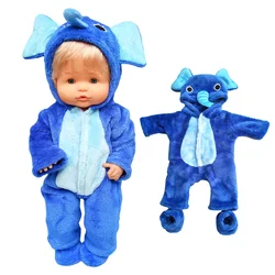 40cm Bebe Doll Clothes for 16-inch Nenuco Winter Plush Suit Ropa Y Su Hermanita Doll Rompers Accessories