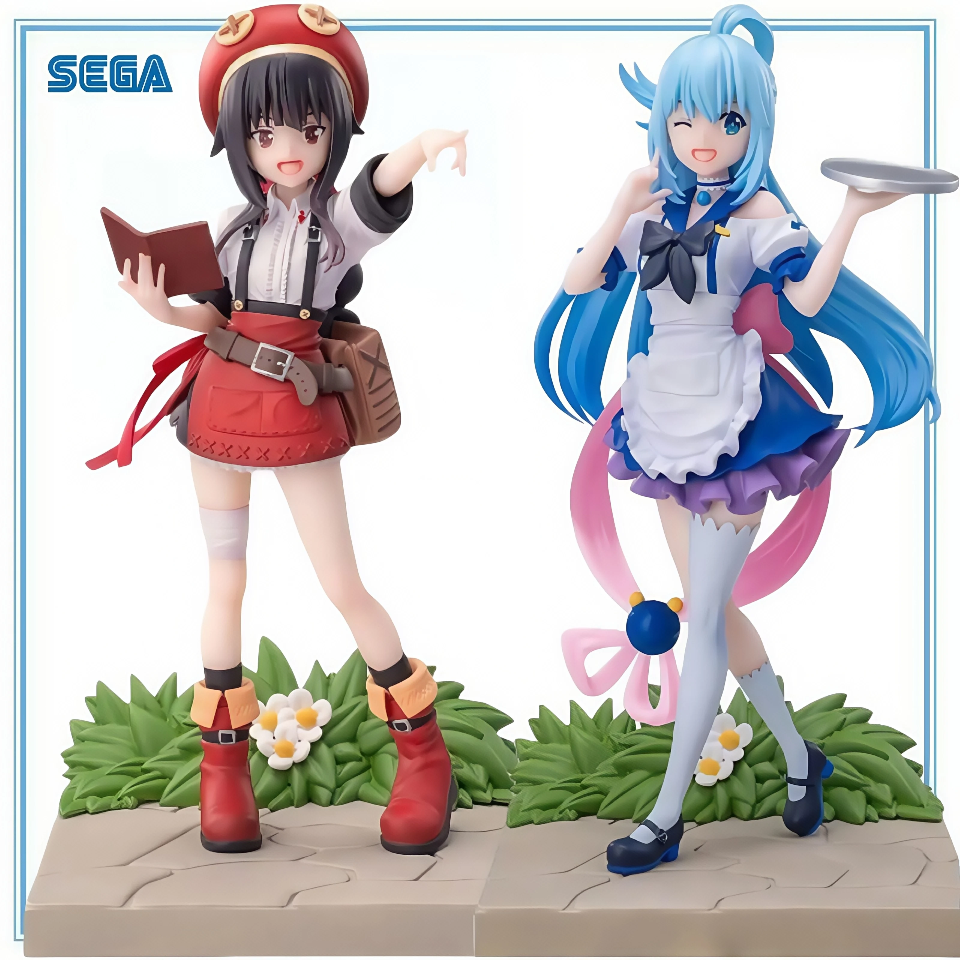

SEGA Original in Stock Luminasta God's Blessing on This Wonderful World Season 3 Megumin Aqua Anime Cartoon Gifts Toys Model