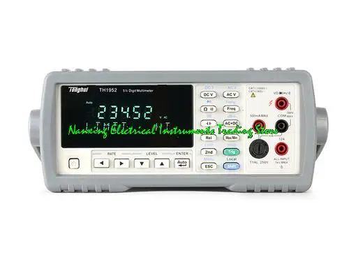 TONGHUI TH1952 Digital Multimeter 5 1/2 true RMS VFD Double Parameter Display with Capacitance test