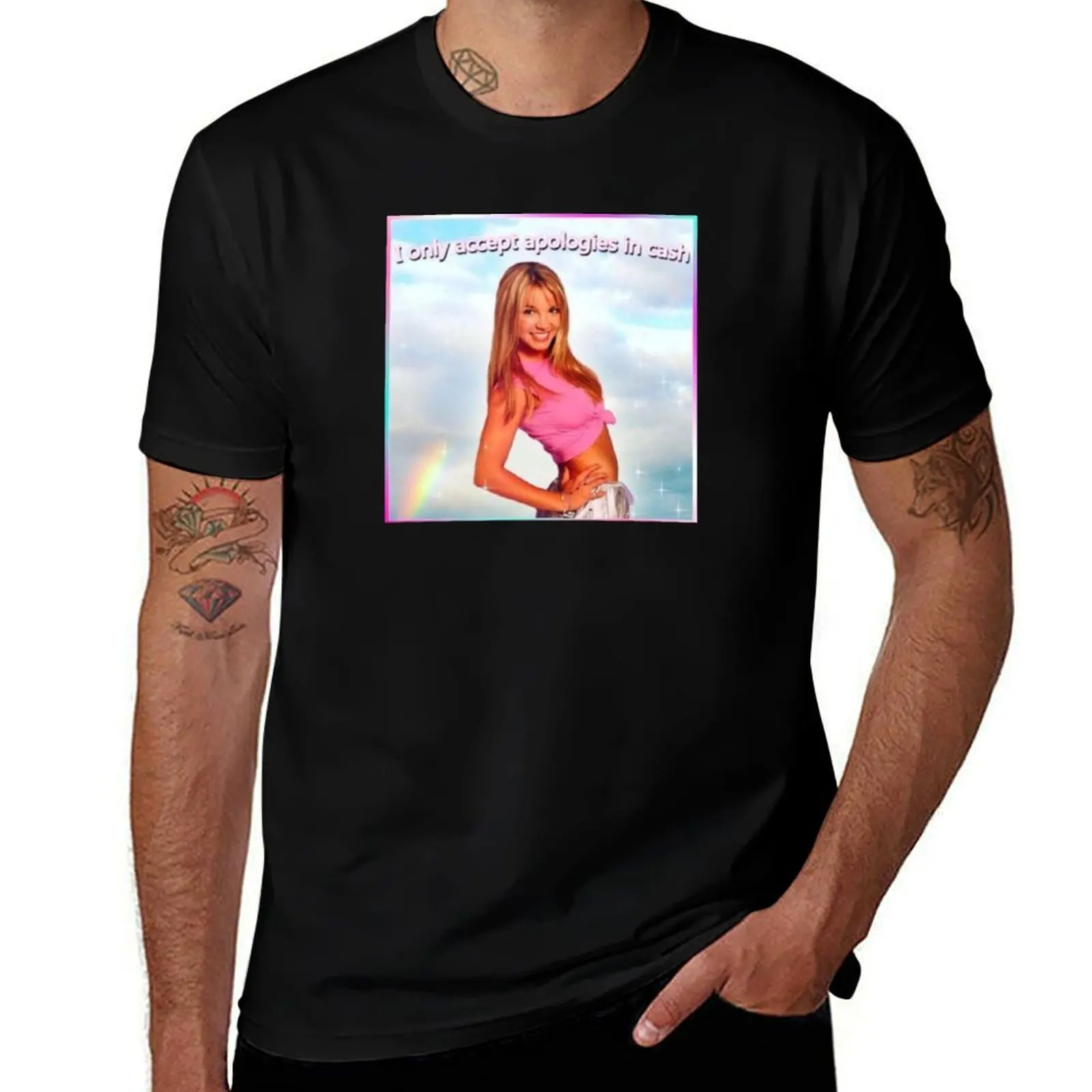 

I only accept apologies in cash T-Shirt Casual Holiday Short Sleeve Tee