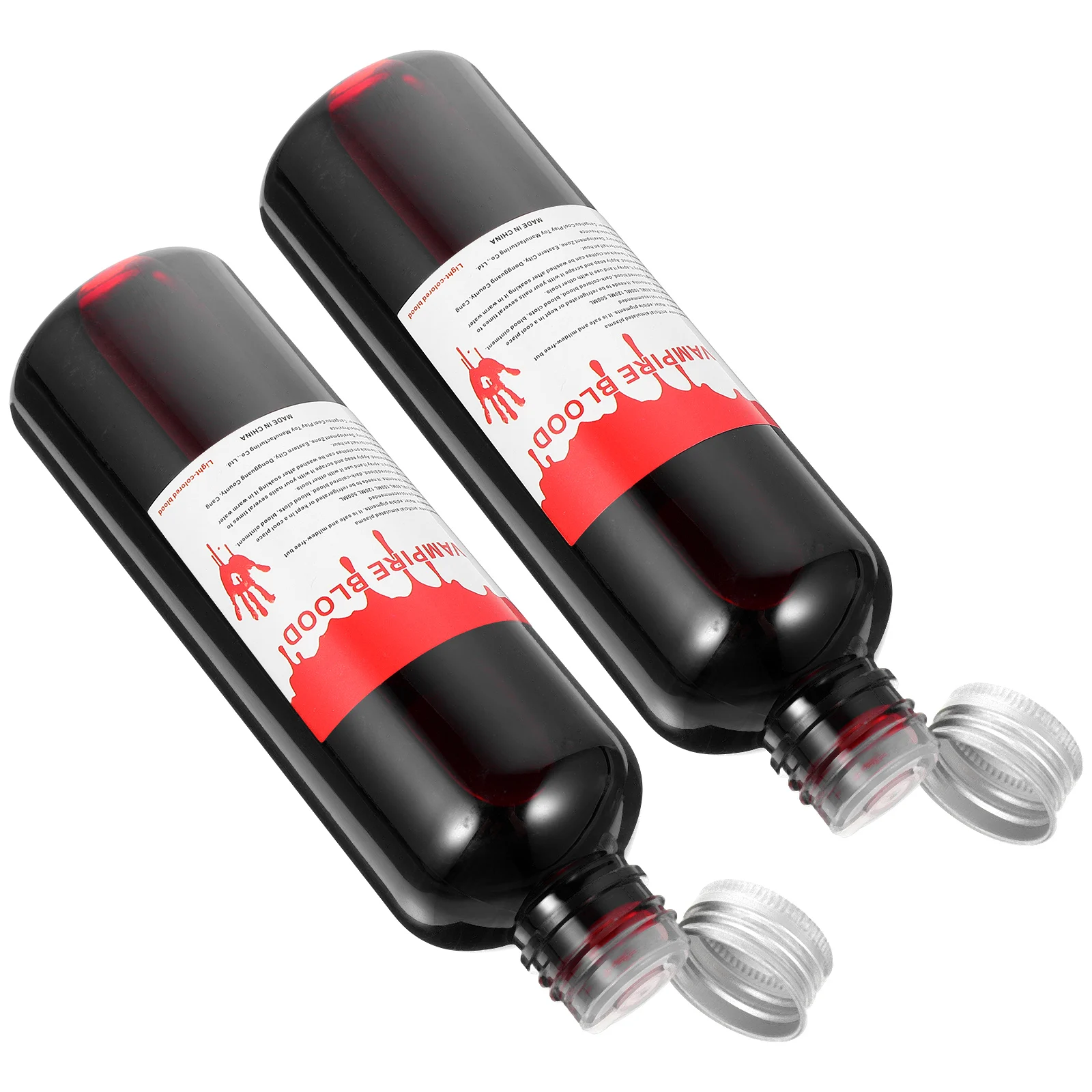 2 병 가짜 플라즈마 할로윈 좀비 메이크업 혈액 의상 얼굴 스프레이 액세서리 무대 물