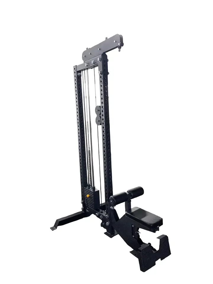 Factory Directly Supply High Quality Commercial  Gym Center Use Machine Free Standing Plate Loaded Lat Pulldown Low Row