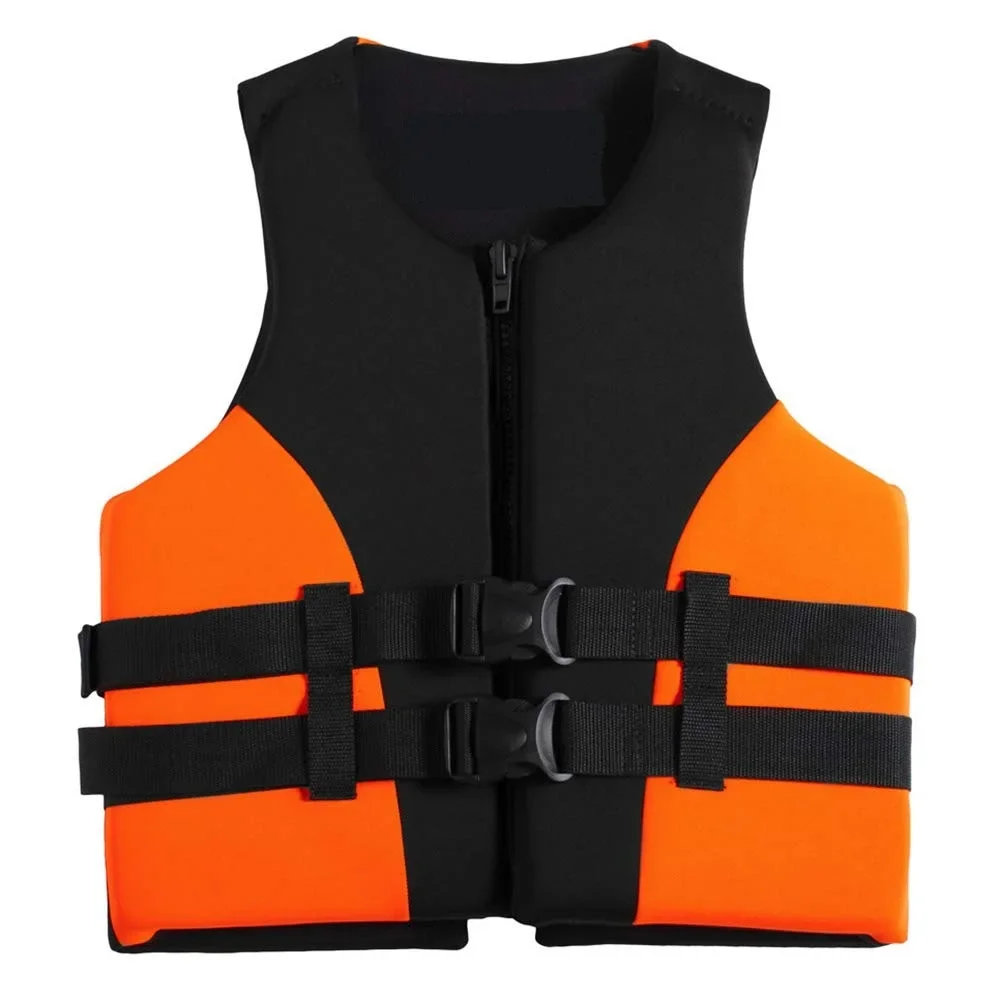 Life Jacket Vest Neoprene Watersports Safety Life Saving Vest for Outdoor Kayaking Boating Drifting Swimming Sailing Sporting