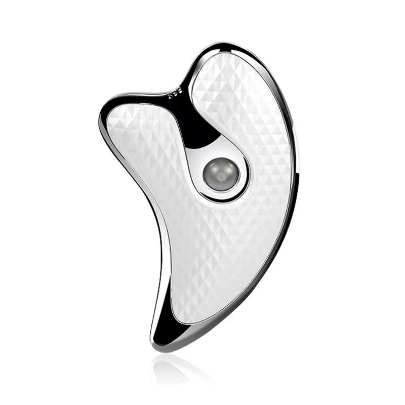 Masażer do twarzy i szyi z funkcją wibracji i podgrzewania, przenośny, do liftingu, relaksacji i pielęgnacji skóry.