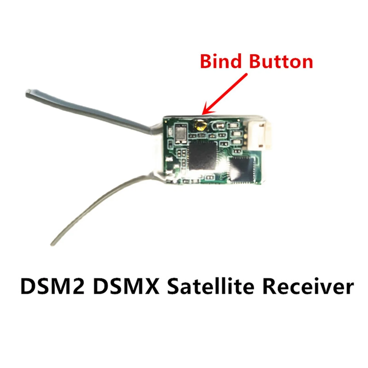 SMIEA DSM2 DSMX Satellite Receiver W Bind Button for Mini Quadcopter Mini FPV RC Drone Spektrum JR Hobbyking ORX