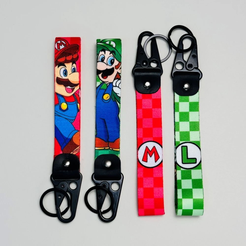 Anime Keychain Lanyard Cartoon games Accessories Car Keyring Cute Toy Key Chain Bag Pendant Key Holder Gift