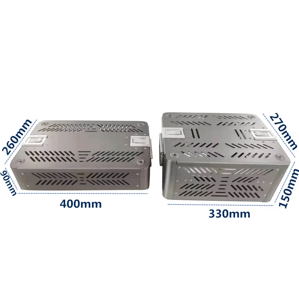 

Aluminum Sterilization Case use for Electric drill Sterilizing Box Tray Orthopedics Surgical Instruments