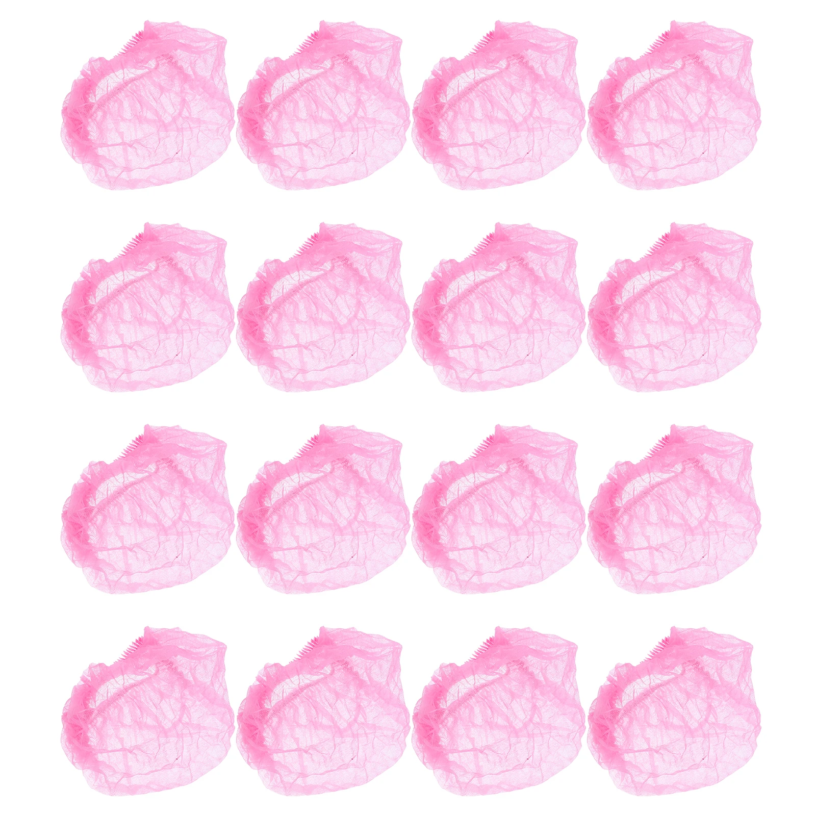 

100 Pcs Hair Food Service Nets Headgear Cap Non-woven Fabric Disposable Hairnets
