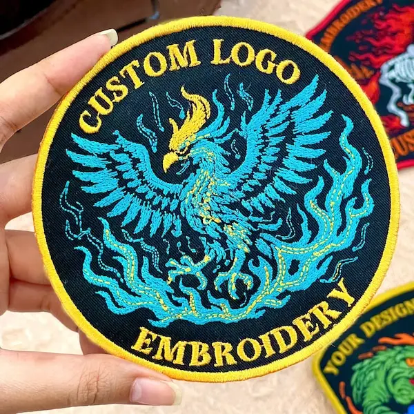 Custom Embroidery Patches Clothing Sticker Iron on Sew on Badge Cloth Woven Patch Tactical Morale Armband