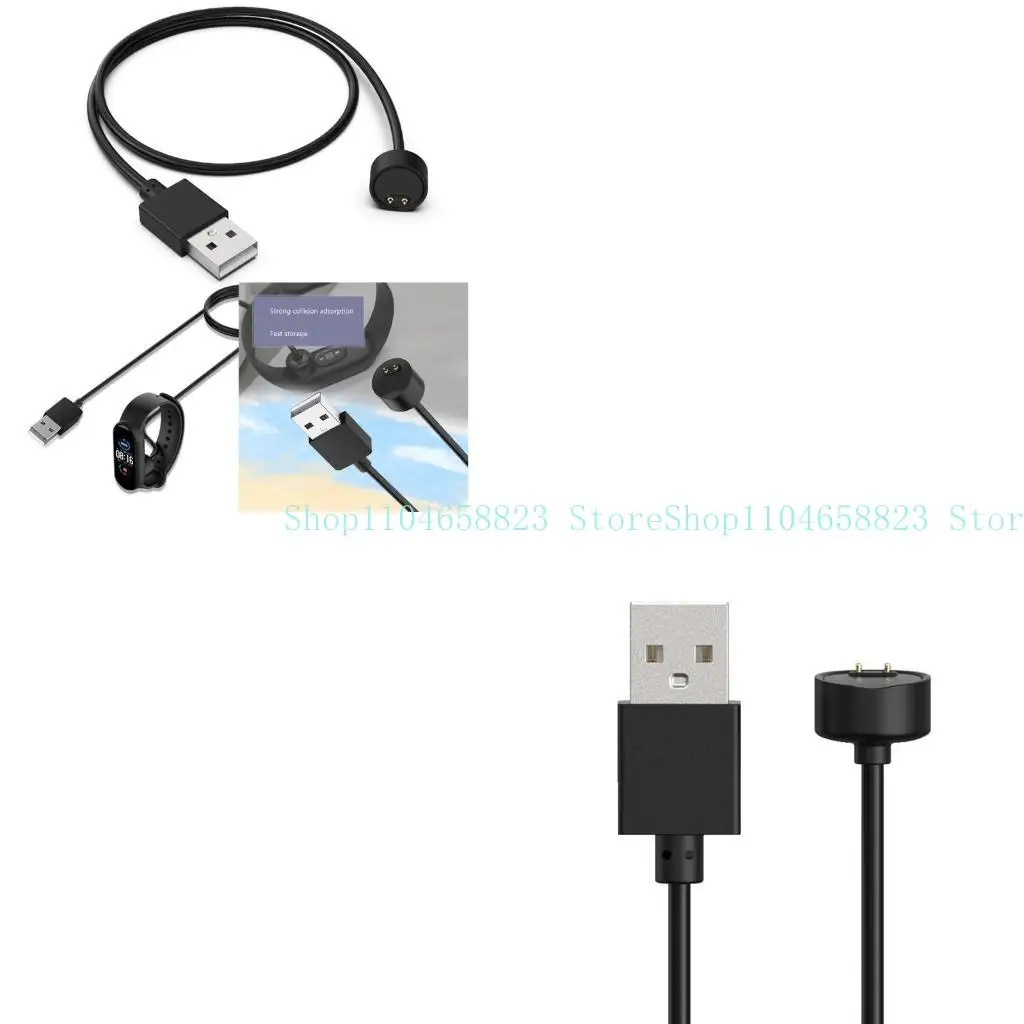 

652f USB -магнитный зарядный кабельный проволока для Miband 5 6 7 для Miband 5 6 7 браслет