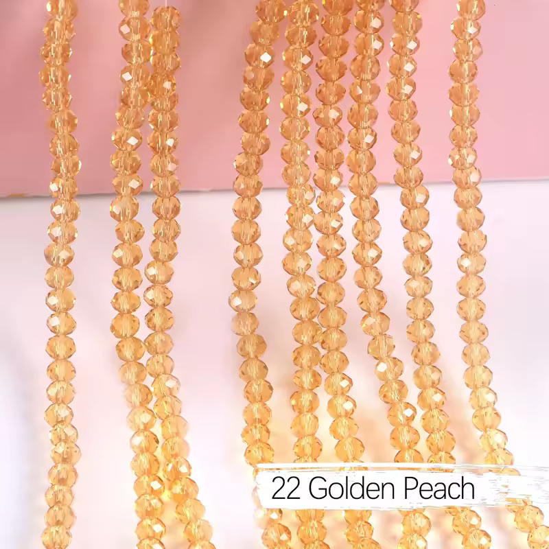 2mm 4mm 6mm 8mm Rondelle Austria Crystal Beads Faceted Glass Beads Loose Spacer Beads for DIY Bracelet Garment Making - Image 49