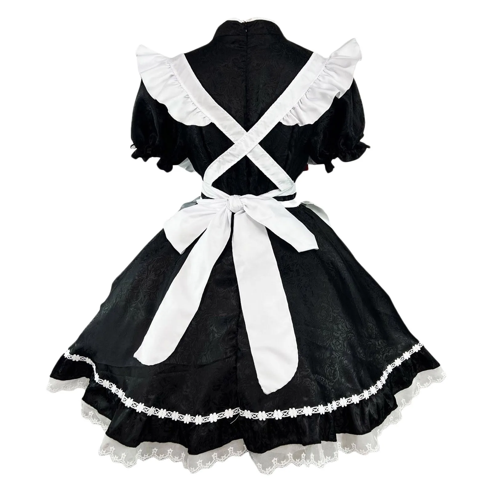 Oryginalny nowy chiński styl żakardowa sukienka Lolita sukienka pokojówki duży rozmiar pokojówki sukienka Cosplay sukienka na występy kostiumy na Halloween