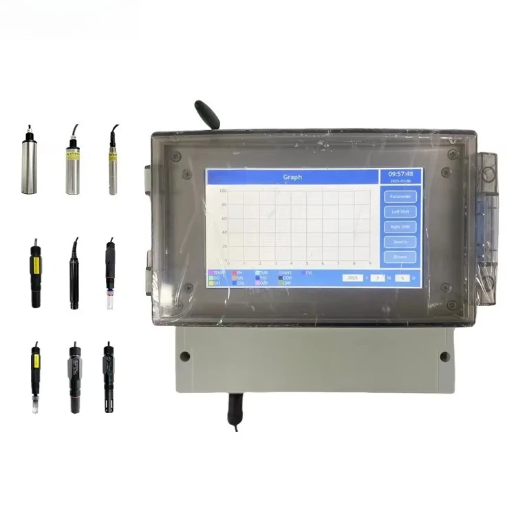 RS485 Internet of Things Water Quality Monitoring Shrimp Farming Sensor PH NH4 + DO EC TDS Multi-Parameter Water Quality Tester