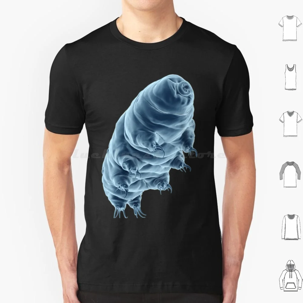 Tardigrade T Shirt 6Xl Cotton Cool Tee Tardigrade Electron Microscope Bulbous John Stoner