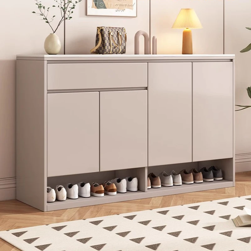 

Итальянский минимализм, входной шкаф, современный роскошный дизайн холла, шкаф для обуви, простая креативная мебель для дома, Zapatero Muebles FYSC