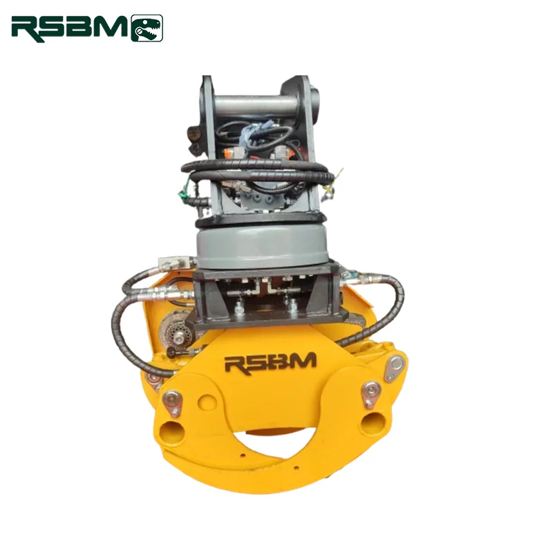 RSBM Wood Cutter Hydraulic Rotating Grapple with Saws
