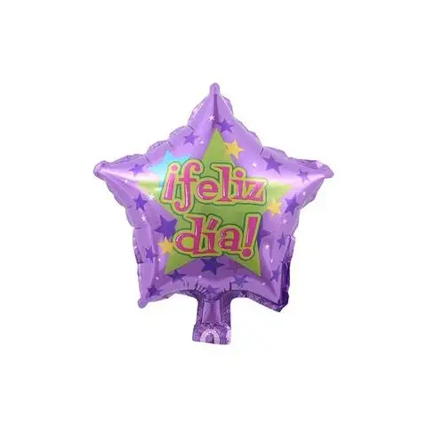 

10pcs 10inch Spanish Happy Every Day Foil Balloons Star Round Feliz Dia Globos For Kids Event Party Decorations Baby Shower