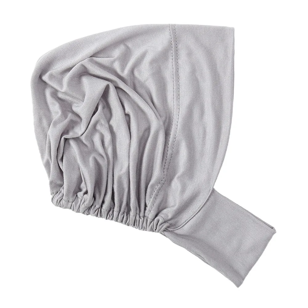 New Elastic Instant Hijab Tube Ready To Wear Jersey Cotton Undercap Tudung Solid Plain Instant Turbans for Women