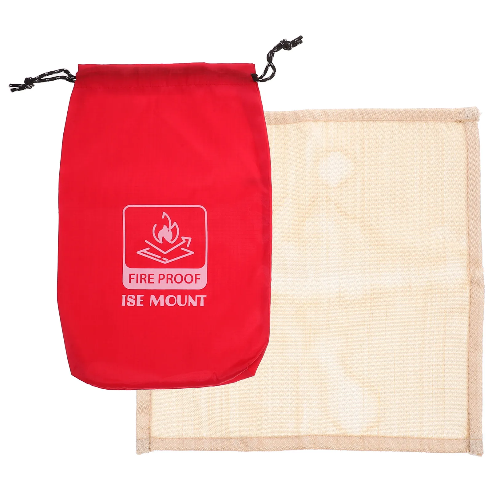 

Fireproof Blanket Fiberglass Fire Resistant Mat Outdoor Camping Bbq Grill Mat Heat Resistant With Reinforced Copper Eyes