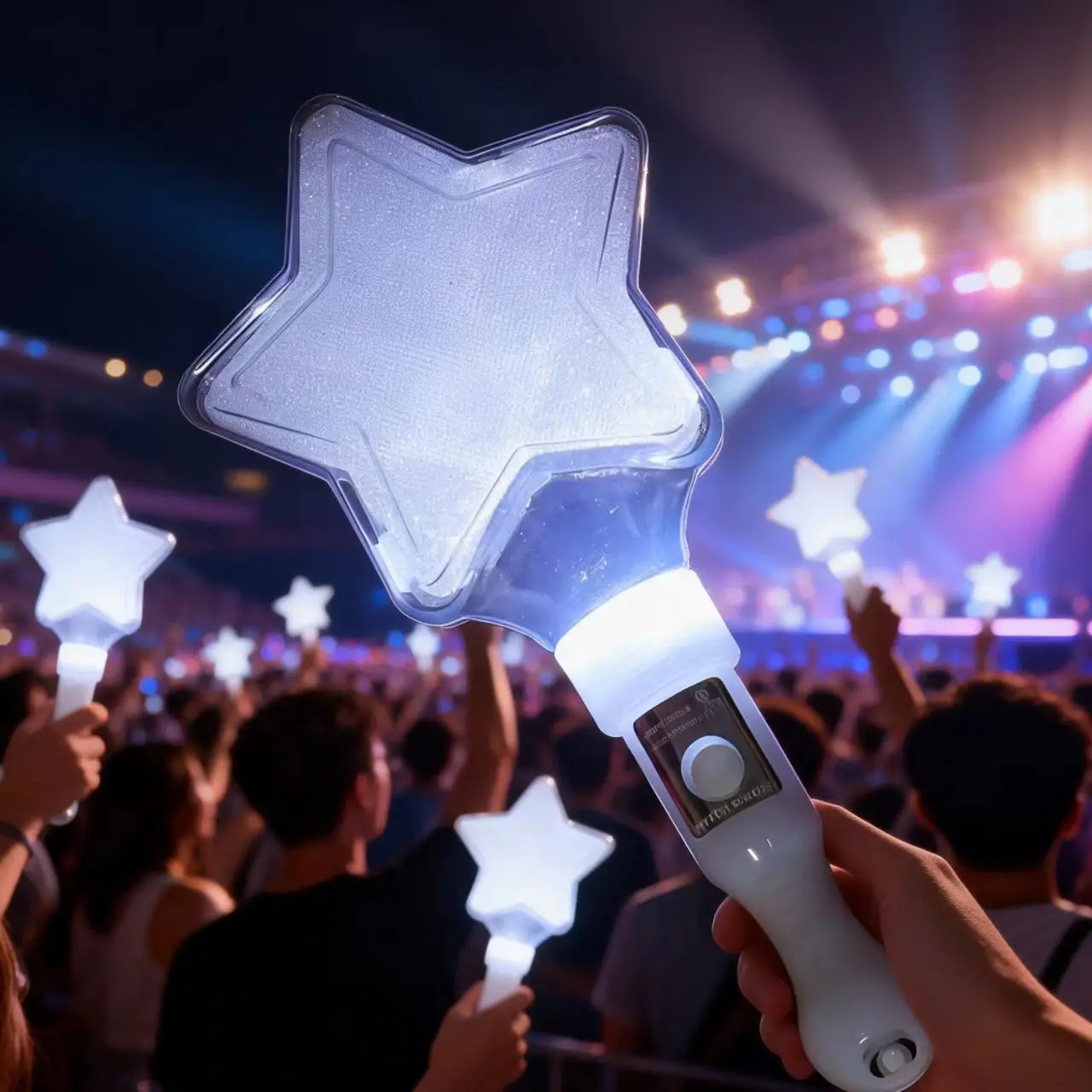 

LED Glow Stick Star Shape 20-500Pcs Three Modes Flicker Luminous Camping Concert Cheering Tube Wedding Party Light Stick
