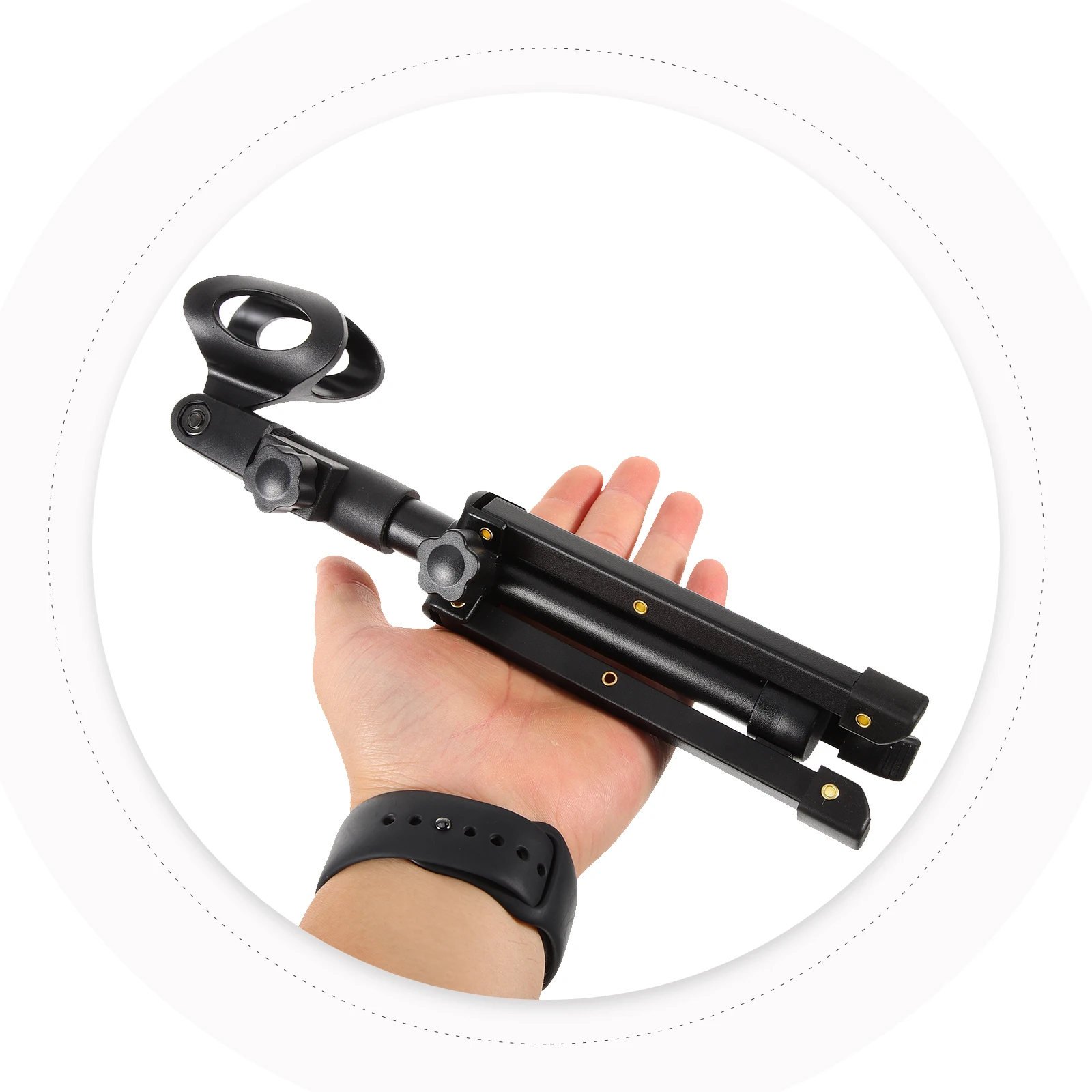 

Desktop Microphone Metal Tripod Adjustable Foldable Stand For Streaming Recording Speech Podcast Mic Stand Microphone Desk