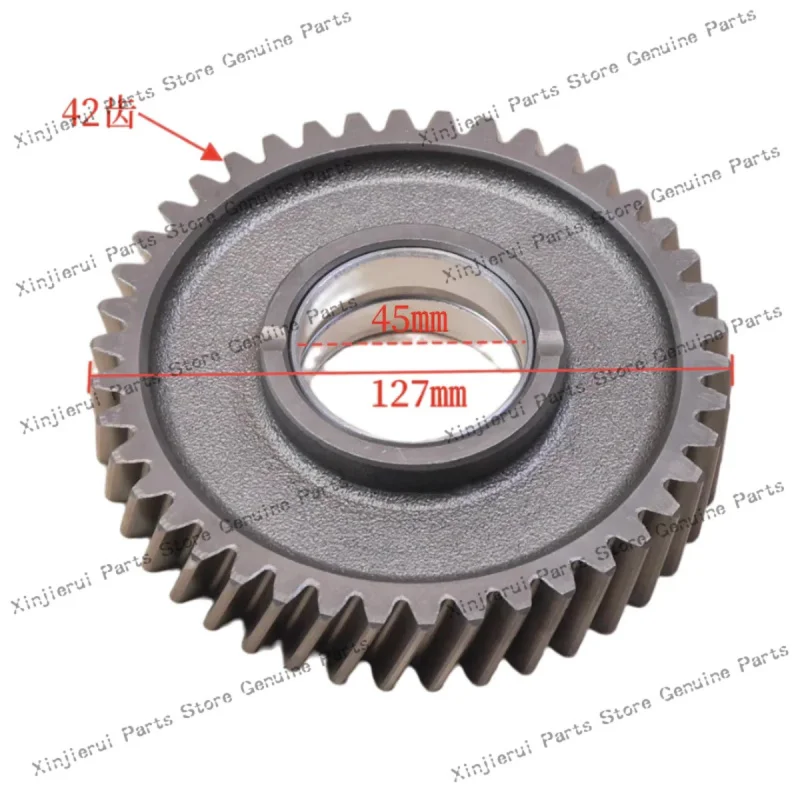 Hangcha A3 3.8T forklift Xinchai 490BPG 4D27G31 4D29G31 4D29V41 engine; Inert gear assembly 490BPG-02600 42 teeth