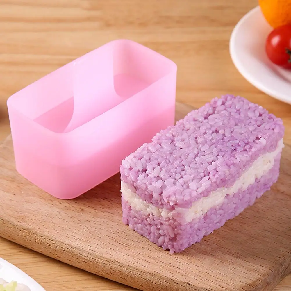 Onigiri Form, 3 Stück Reisform Musubi Maker, Musubi Maker Pressform, Dreieck Reis Ball Form Maker Sushi Form für Kinder Mittagessen Bento – Detail 7