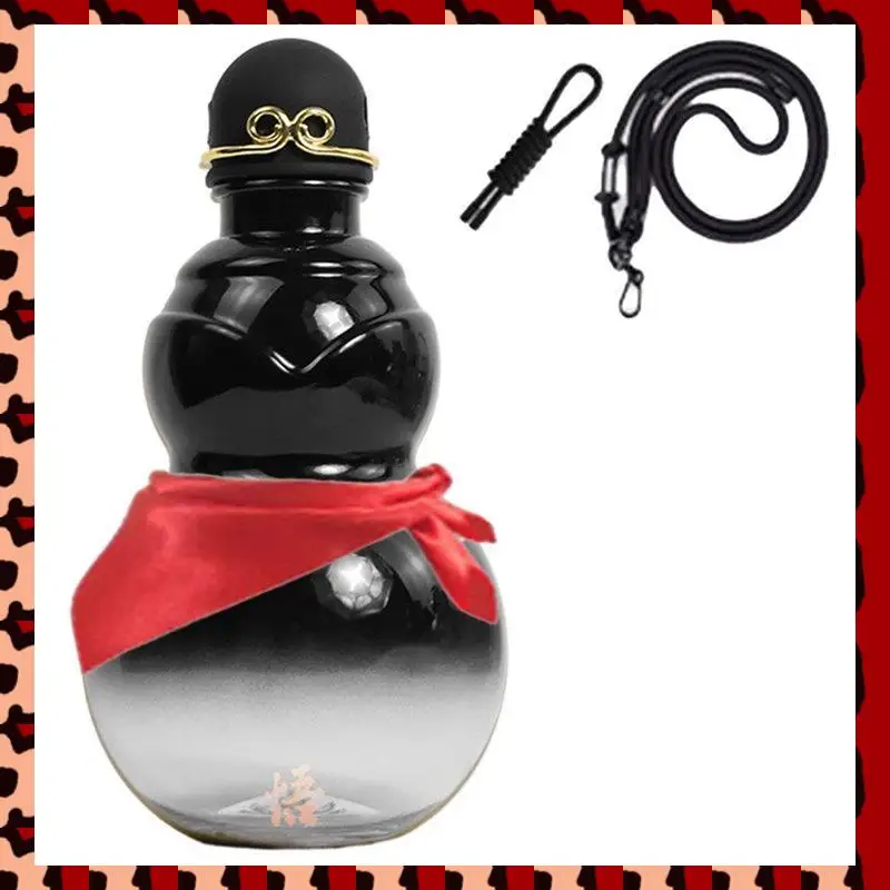 A72P Water Bottle Gourd Chinese Wine Flask 900Ml Game Peripheral Beverage Container Bottle Traditional