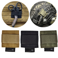 Tactical Earphone Walkie Talkie Cable Management Elastic Storage Organizer Holder For FAST MICH Helmet Headset Accessories