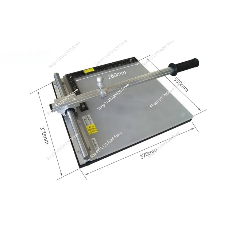 KV-C-370Plus Laboratory Use Glass Cutter Manual Glass Based Silica Gel Board Cutting Machine 28x33CM