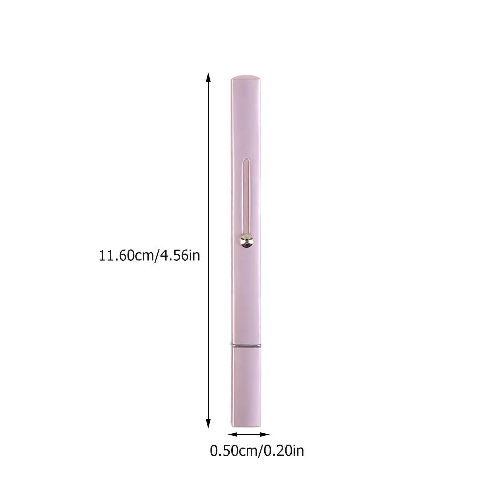 1pc Double-Ended Dual-Purpose Makeup Brush Retractable Lip Gloss Applicator Portable Tool For Foundation Concealer