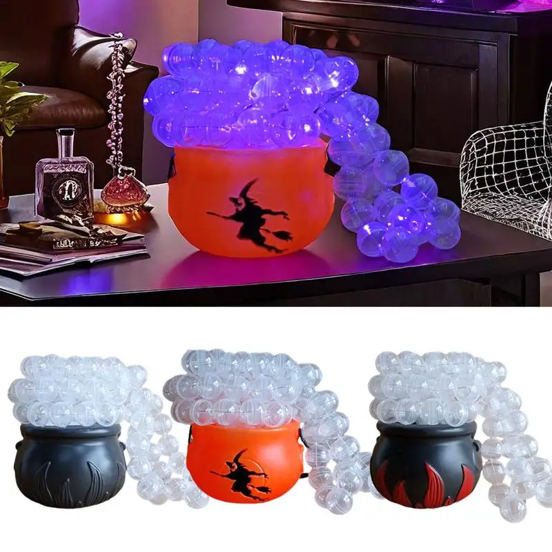 

Halloween PVC Witch Cauldron Kettle Candy Holder Party Favor Witch Cauldron Pot Bucket Candle IncenseBurning Witchcraft Cauldron