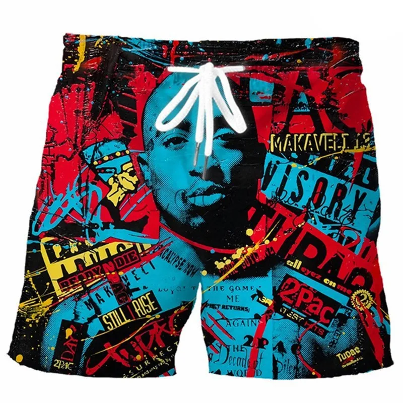 New 3D Print Causal Clothing  Legend Rapper Tupac 2Pac  Fashion Men Women Shorts Plus Size S-7XL Streetwear Pants