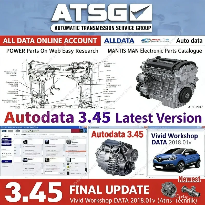 2026 HOT! Alldata Repair Software 10.53 All Data Automotive Tech Latest Offline Software Autodata 3.45 atsg 2017 Send Link