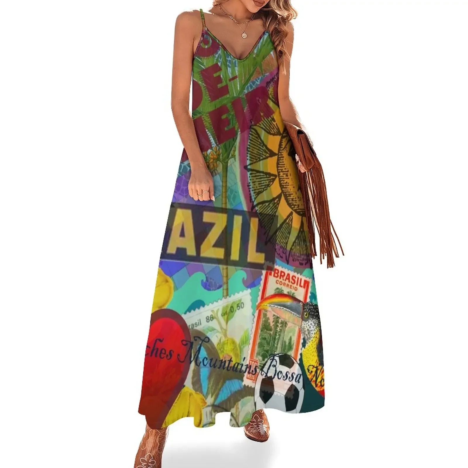 

Rio de Janeiro Brazil Impanema Copacabana Sleeveless Dress summer outfits for women 2025 Woman clothes