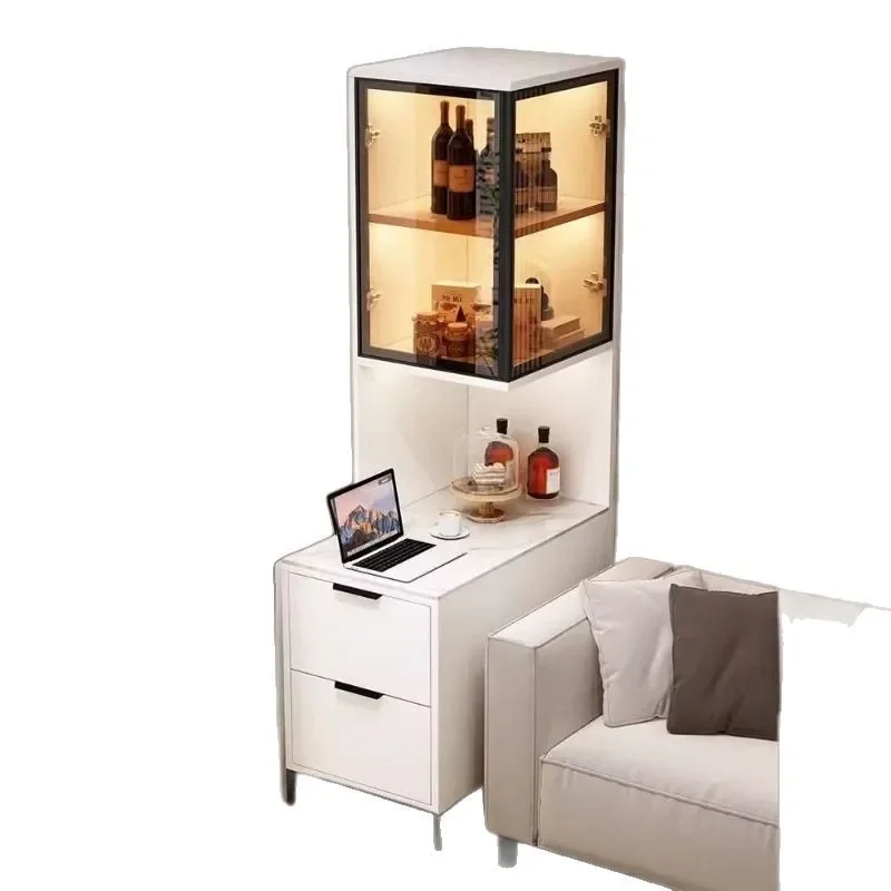 Sofa-Seitenschrank, Bücherregal mit Zugnaht