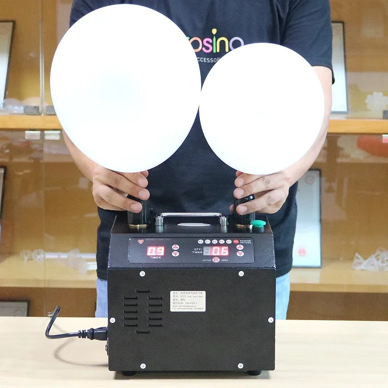 

Электрический насос 220 В, надувной насос, гелиевая портативная автоматическая машина для выдувания воздушных шаров, тип ножной педали