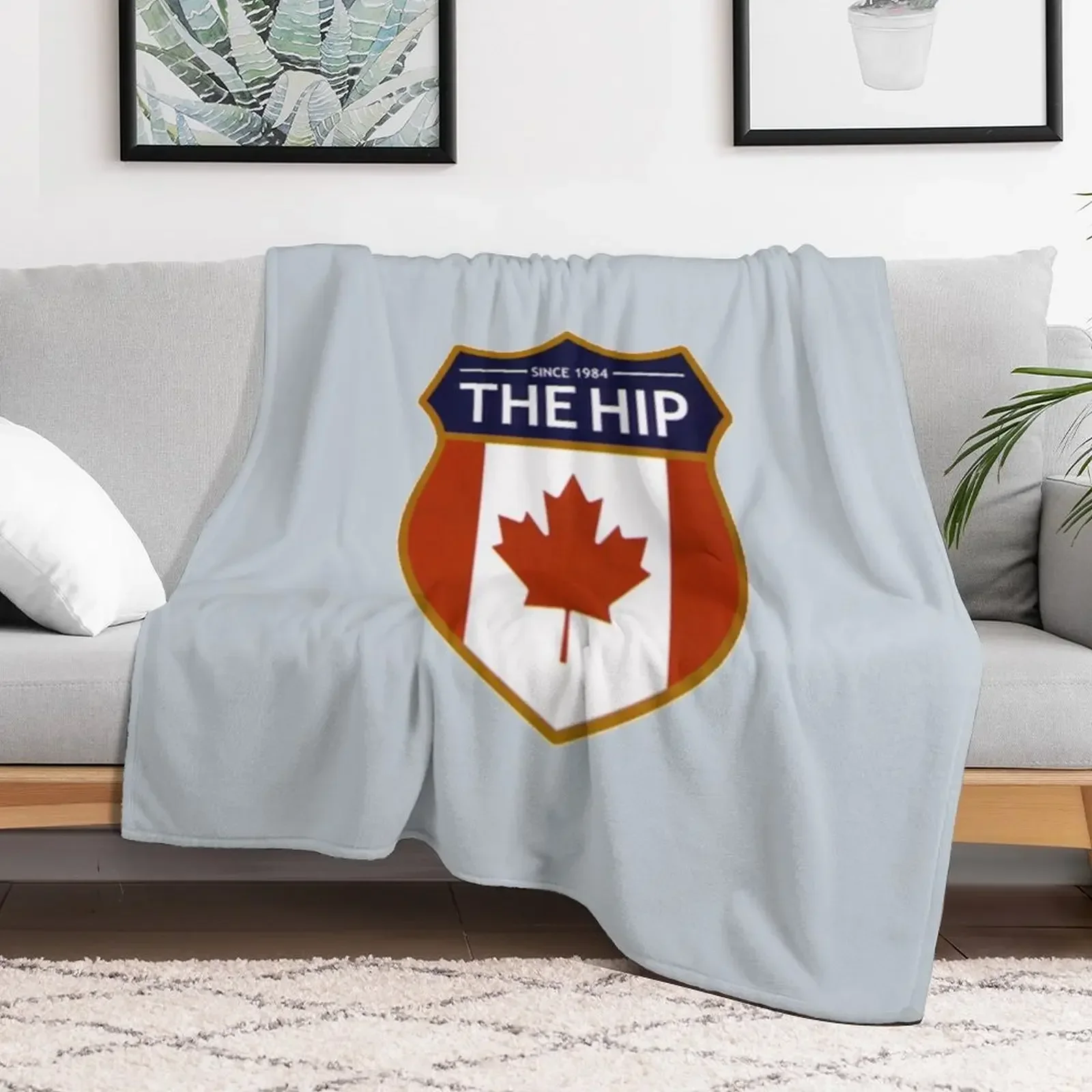 

Tragically Hip Throw Blanket anime Plaid on the sofa Blankets