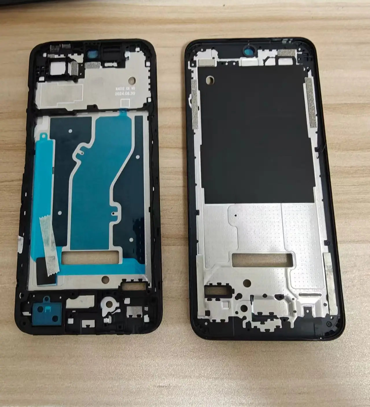 

Pop 10pcs For Infinix Smart 9 Intermediate Frame Housing Medium Frame Holder With Side Button Parts